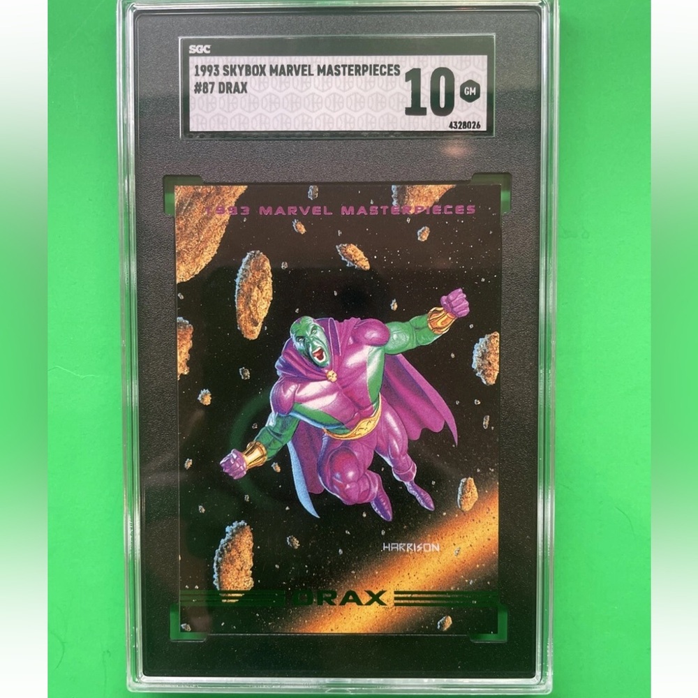 Vintage 1993 Skybox Marvel Masterpieces #87 Drax SGC 10!!